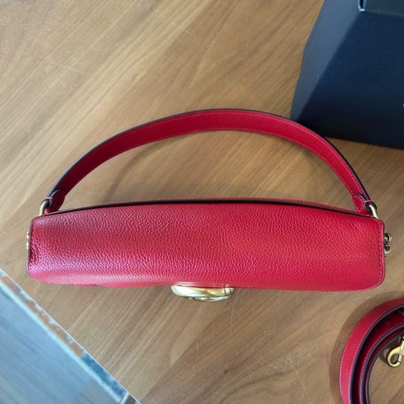 Coach Tabby 26 Bag in Red - Picture 5 of 13